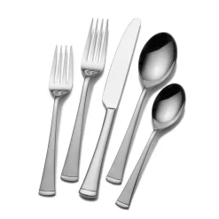 Sets|Gourmet Basics® Contempo 20 Piece Flatware Set, Service for 4