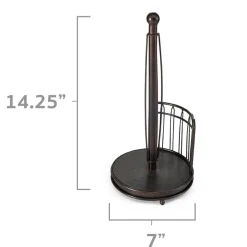 Fruit And Storage Baskets|Gourmet Basics® Countryside Paper Towel Holder