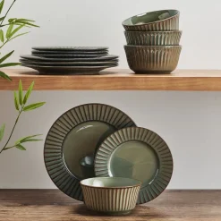 Dinnerware Service For 4|Pfaltzgraff® Dannie Green 12 Piece Dinnerware Set, Service for 4
