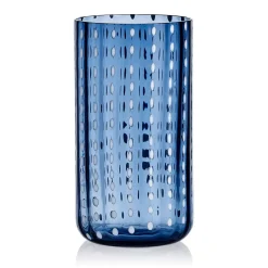 Drinking Glasses|Darbie Angell Dappled Clouds Cobalt Set of 4 Highball Glasses