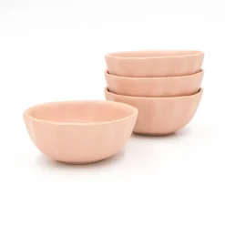 Fruit Bowls|Darbie Angell Lady Blush Set of 4 Oval Fruit Bowls