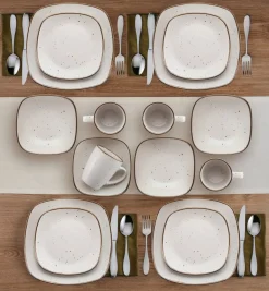 Dinnerware Service For 4|Pfaltzgraff® Decker White 16 Piece Dinnerware Set, Service for 4