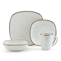 Dinnerware Service For 4|Pfaltzgraff® Decker White 16 Piece Dinnerware Set, Service for 4