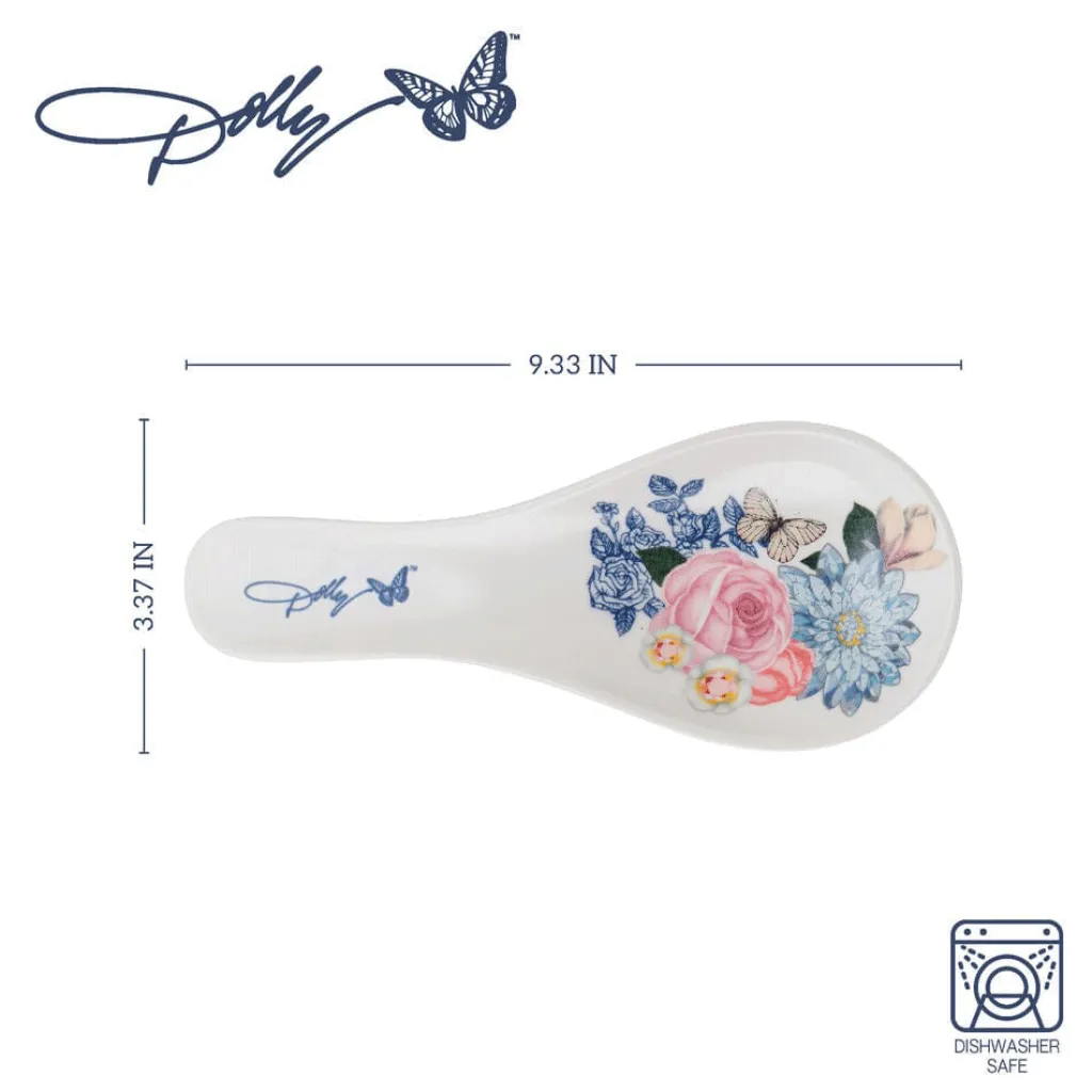 Spoon Rests And Trivets|Dolly Parton Floral Spoon Rest