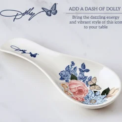 Spoon Rests And Trivets|Dolly Parton Floral Spoon Rest