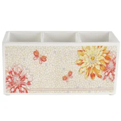 Flatware Caddies|Dolly Parton Mosaic Flower Utensil Flatware Caddy