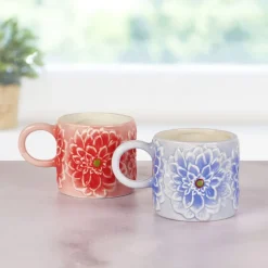 Coffee Mugs|Dolly Parton Mosaic Set of 2 Figural Mugs