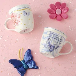 Coffee Mugs|Dolly Parton Mosaic Set of 2 Mugs with Ornaments
