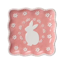 Salad Plates|Pfaltzgraff® Easter Bunny Square Plate