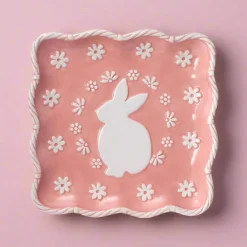 Salad Plates|Pfaltzgraff® Easter Bunny Square Plate