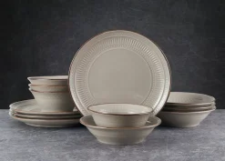 Dinnerware Service For 4|Pfaltzgraff® Easton 12 Piece Dinnerware Set, Service for 4