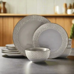Dinnerware Service For 4|Pfaltzgraff® Emma 12 Piece Dinnerware Set, Service for 4