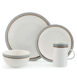 Dinnerware Service For 4|Pfaltzgraff® Ezra Grey 16 Piece Dinnerware Set, Service for 4