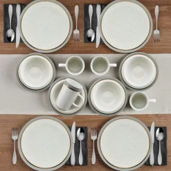 Dinnerware Service For 4|Pfaltzgraff® Ezra Grey 16 Piece Dinnerware Set, Service for 4