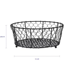 Fruit And Storage Baskets|Gourmet Basics® Farmers Market Centerpiece Fruit Basket