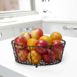 Fruit And Storage Baskets|Gourmet Basics® Farmers Market Centerpiece Fruit Basket
