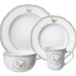 Dinnerware Service For 4|Dinnerware Service For 8|Pfaltzgraff® Farmhouse Hen Dinnerware Set