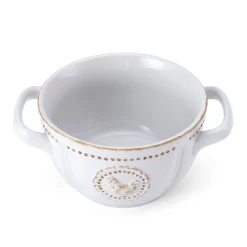 Soup Cereal Bowls|Pfaltzgraff® Farmhouse Hen Double Handled Bowl