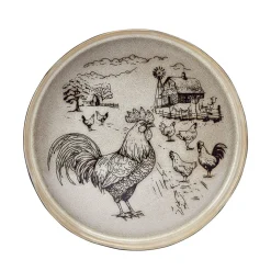 Dinnerware Service For 4|Pfaltzgraff® Farmyard Rooster 12 Piece Dinnerware Set, Service for 4
