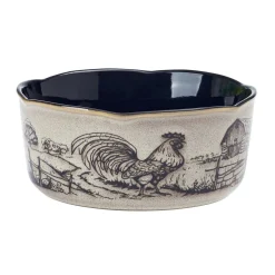 Dinnerware Service For 4|Pfaltzgraff® Farmyard Rooster 12 Piece Dinnerware Set, Service for 4