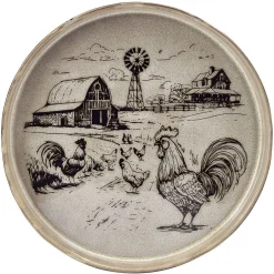 Dinnerware Service For 4|Pfaltzgraff® Farmyard Rooster 12 Piece Dinnerware Set, Service for 4