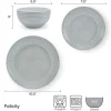 Dinnerware Service For 4|Pfaltzgraff® Felicity 12 Piece Dinnerware Set, Service for 4
