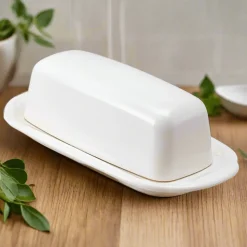 Butter Dishes|Pfaltzgraff® Filigree® Covered Butter Dish