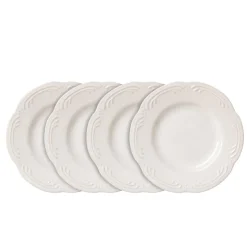 Appetizer Plates|Pfaltzgraff® Filigree® Set of 4 Bread and Butter Dessert Plates