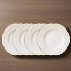 Appetizer Plates|Pfaltzgraff® Filigree® Set of 4 Bread and Butter Dessert Plates