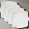 Dinner Plates|Pfaltzgraff® Filigree® Set of 4 Square Dinner Plates