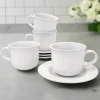 Teacups|Pfaltzgraff® Filigree® Set of 4 Tea Cups and Saucers