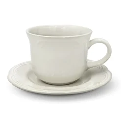 Teacups|Pfaltzgraff® Filigree® Set of 4 Tea Cups and Saucers