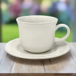 Teacups|Pfaltzgraff® Filigree® Set of 4 Tea Cups and Saucers