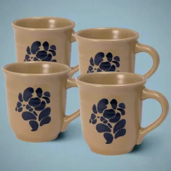 Coffee Mugs|Pfaltzgraff® Folk Art® Set of 4 Mugs