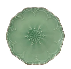 Salad Plates|Pfaltzgraff® French Lace Set of 4 Green Salad Plates
