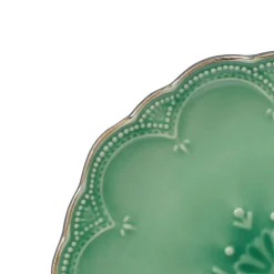 Salad Plates|Pfaltzgraff® French Lace Set of 4 Green Salad Plates
