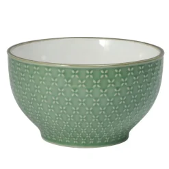 Soup Cereal Bowls|Pfaltzgraff® French Lace Set of 4 Green Soup Cereal Bowls
