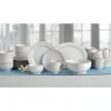 Dinnerware Service For 8|Pfaltzgraff® French Lace White Service for 8 with Serveware