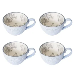 Dinnerware Service For 4|Pfaltzgraff® Gabriela Gray 16 Piece Dinnerware Set, Service for 4