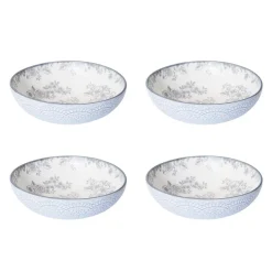 Dinnerware Service For 4|Pfaltzgraff® Gabriela Gray 16 Piece Dinnerware Set, Service for 4