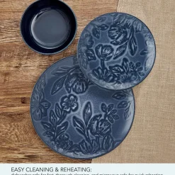Dinnerware Service For 4|Pfaltzgraff® Garden Elegance 12 Piece Dinnerware Set, Service for 4