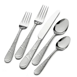 Sets|Pfaltzgraff® Garland Frost 53 Piece Flatware Set, Service for 8