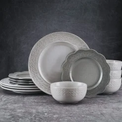 Dinnerware Service For 4|Pfaltzgraff® Gia 12 Piece Dinnerware Set, Service for 4