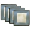 Dinner Plates|Gourmet Basics® Gourmet Basics Belmont Set of 4 Blue Square Dinner Plates