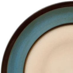Dinner Plates|Gourmet Basics® Gourmet Basics Belmont Set of 4 Blue Round Dinner Plates