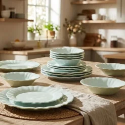 Dinnerware Service For 4|Pfaltzgraff® Graceful Petals 12 Piece Dinnerware Set, Service for 4