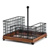 Buffet Caddies|Gourmet Basics® Grid Hostess Picnic Storage Caddy