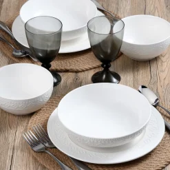 Dinnerware Service For 4|Pfaltzgraff® Haisley 12 Piece Dinnerware Set, Service for 4