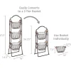 Fruit And Storage Baskets|Gourmet Basics® Harbor Adjustable Standing Storage Rack