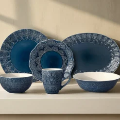 Dinnerware Service For 8|Pfaltzgraff® Havana Service for 8 with Serveware